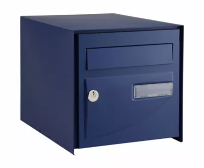 Boîte aux lettres simple face Decayeux Probat bleu RAL 5003