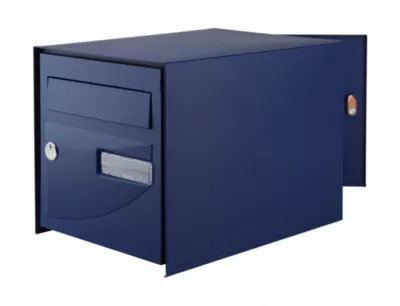 Boîte aux lettres double face Decayeux Probat bleu RAL 5003