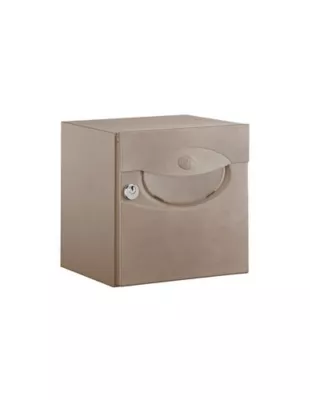 Boîte aux lettres demi profondeur Decayeux Iguane Latté Ral 1019