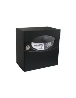 Boîte aux lettres demi profondeur Decayeux Iguane Noir Ral 9005