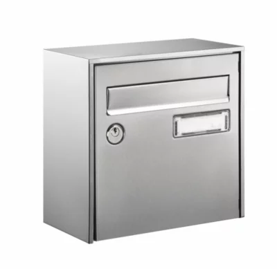 Boîte aux lettres simple face compacte Decayeux Loft inox