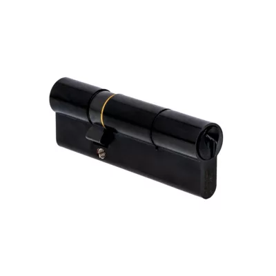 Cylindre de Serrure 30x60 mm finition PVD noir Vachette V5 3 clés