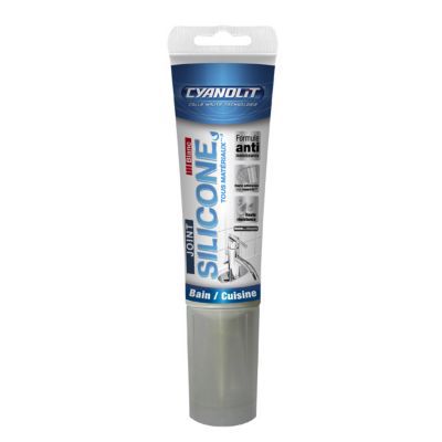 Colle silicone Blanc en tube 125 ML CYANOLIT