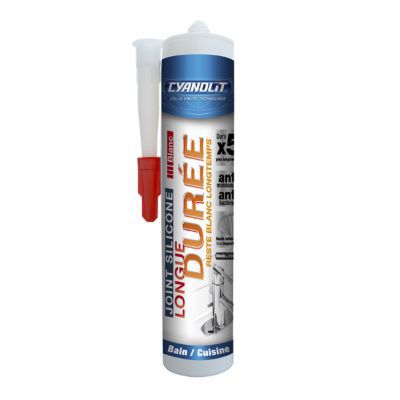 Colle Silicone Longue durée cartouche 280 ML Cyanolit
