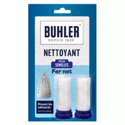Nettoyant semelle fer à repasser Buhler 2x20 g