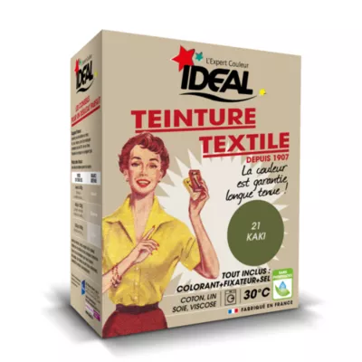 Teinture textile vintage kaki Idéal 350g