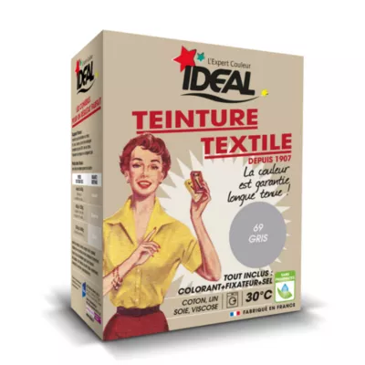 Teinture textile vintage gris Idéal 350g