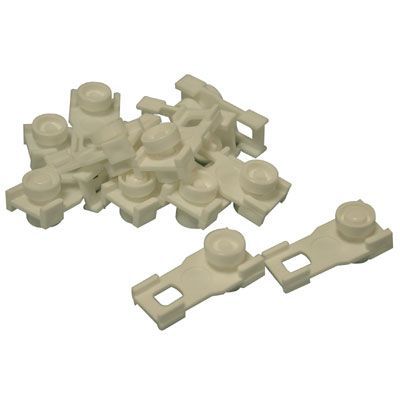 8 chariots pour rail chrome