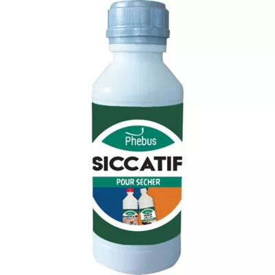 Siccatif liquide pour sécher Phebus 250 ml