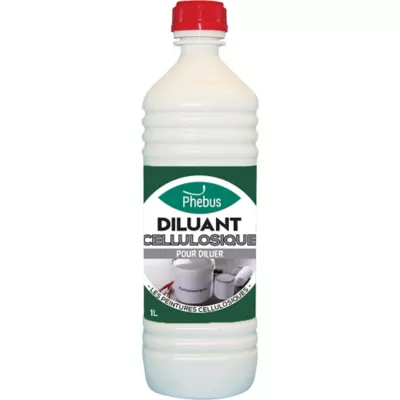 Diluant cellulosique pour peinture et vernis Phebus 1L