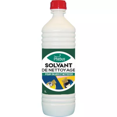 Solvant de nettoyage pour diluer et nettoyer 1L Phebus