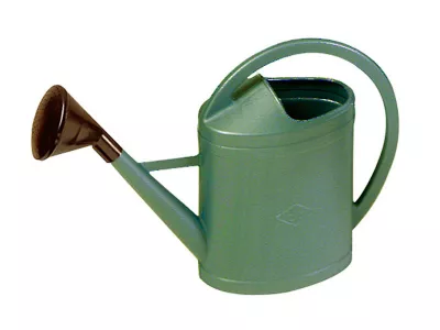 Arrosoir EDA Plastiques Parisien en plastique recyclé coloris vert métal contenance 6 litres
