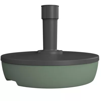 Pied de parasol EDA plastique gris et laurier 32kg