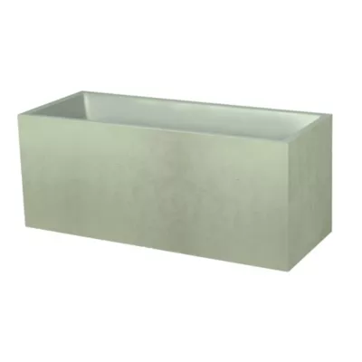 Jardinière vert amande L.99,5 x l.39,5 x H.43,5 x P.9,95cm Poetic Basalt