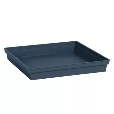Soucoupe pour pot en plastique Ø 32,6cm Eda Toscane bleu foncé