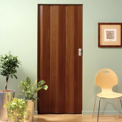 Porte extensible PVC palissandre Spacy 205 x 84 cm