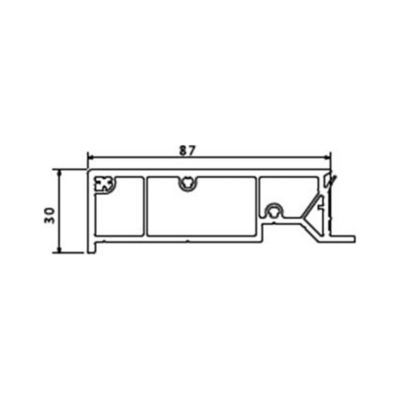 Tapée d'isolation Grosfillex P145 blanc 1 x 3 m, ép.90 mm