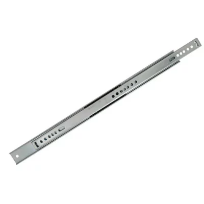 2 coulisses billes latérales Diall acier zingué L.310 x h.27 mm