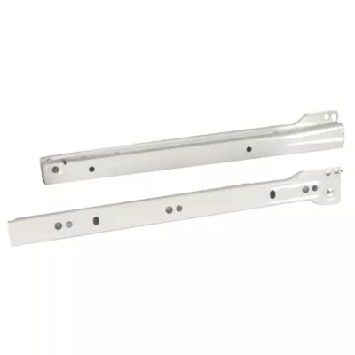 Coulisses à galets pour tiroirs, fixation latérale, en acier époxy Diall L.30 cm