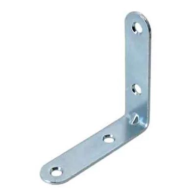Equerre de chaise Diall acier zingué 90 mm