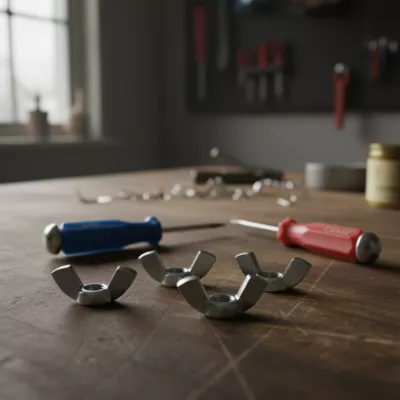 Écrou à oreilles acier zingué Diall ø12 mm - 4 pièces
