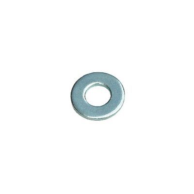 10 rondelles plates moyennes Diall acier zingué Ø8 mm