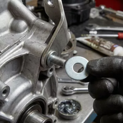 10 rondelles plates larges Diall acier zingué Ø5 mm