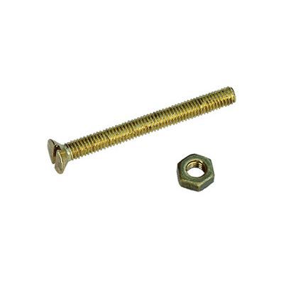 Boulon tête fraisée laiton Ø 5 x 40 mm