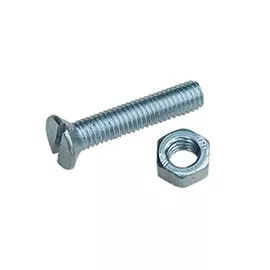 10 boulons tête fraisée acier zingué 8x30