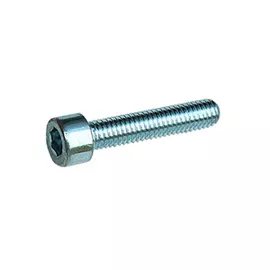 4 vis cylindrique empreinte creuse acier zingué10X10