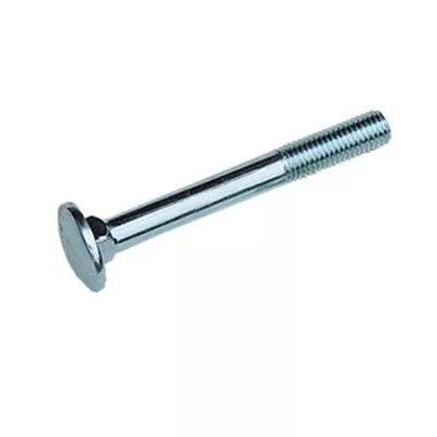 50 vis tête ronde collet carré acier zingué 8 x 120
