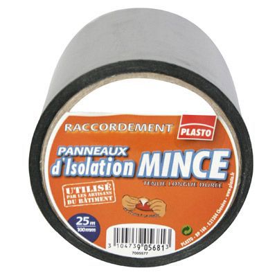 Raccord adhésif pour panneaux d'isolation mince L.25 m