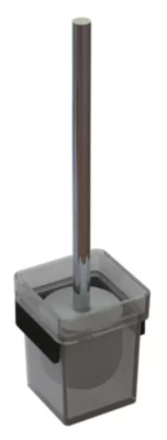 Pot à balai WC en métal epoxy noir mat