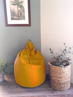Poire rouge jaune Ø75 x H110 cm