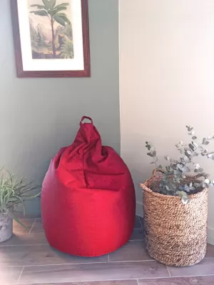 Poire rouge Ø75 x H110 cm