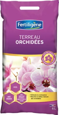 Terreau orchidées Fertiligène 6L