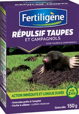 Répulsif taupe Fertiligène granulés prêts à l'emploi 150g