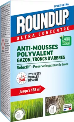 Anti-mousses gazon troncs d'arbres 250 ml