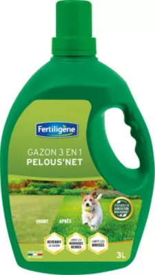 Engrais liquide 3 en 1 pour gazon 3L