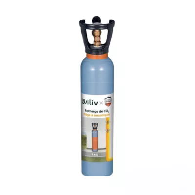 Bouteille recharge de CO2 pour piège à moustique 5kg Wiliv Home Defense