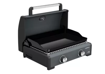 Plancha gaz Sigma Cook 2 brûleurs Campingaz avec couvercle de cuisson