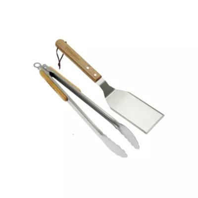 Set 2 ustensiles pour plancha Campingaz (1 spatule et 1 pince)