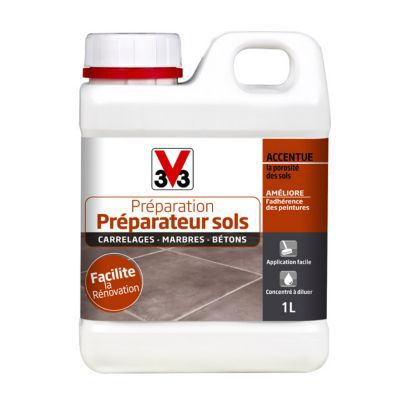 Préparateur rénovation sols carrelés V33 incolore 1L