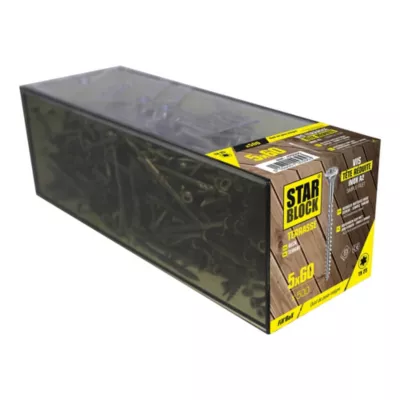 Vis pour terrasse inox A2 5 x 60, 500 pièces