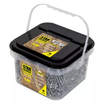 Vis pour terrasse inox A2 5 x 60, 1000 pièces