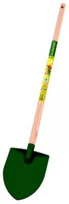 Bêche plastique enfant Leborgne - Manche en bois - Tête l.13,5 x H.3 cm