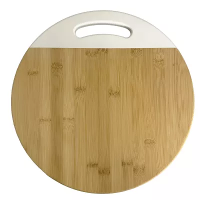 Planche à découper ronde en bambou l. 35,5 cm Guy Levasseur Baya