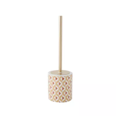 Brosse WC et support Levasseur Ines en céramique noisette