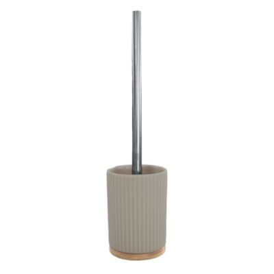 Brosse WC et support Levasseur Smart en céramique taupe
