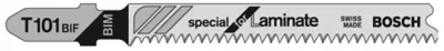Image principale de 5 lames de scie sauteuse pour stratifié Bosch T101BIF ATT.T